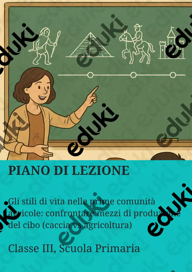 Gli stili di vita nelle prime comunità agricole: confrontare mezzi di produzione del cibo (caccia vs agricoltura) Piani di lezione - Gli stili di vita nelle prime comunità agricole: confrontare mezzi di produzione del cibo (caccia vs agricoltura) - La Macchina del Sapere - Pagina di copertina
