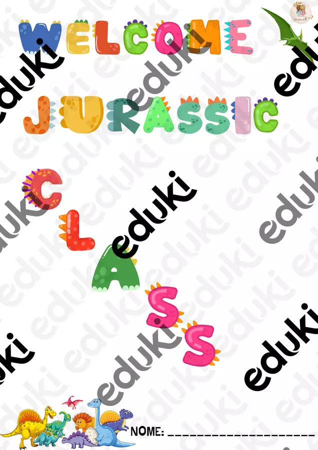 🦖 ACCOGLIENZA TEMA DINOSAURI ! 🦖 Schede informative - 🦖 ACCOGLIENZA TEMA DINOSAURI ! 🦖 - maestreamiche - Pagina di copertina
