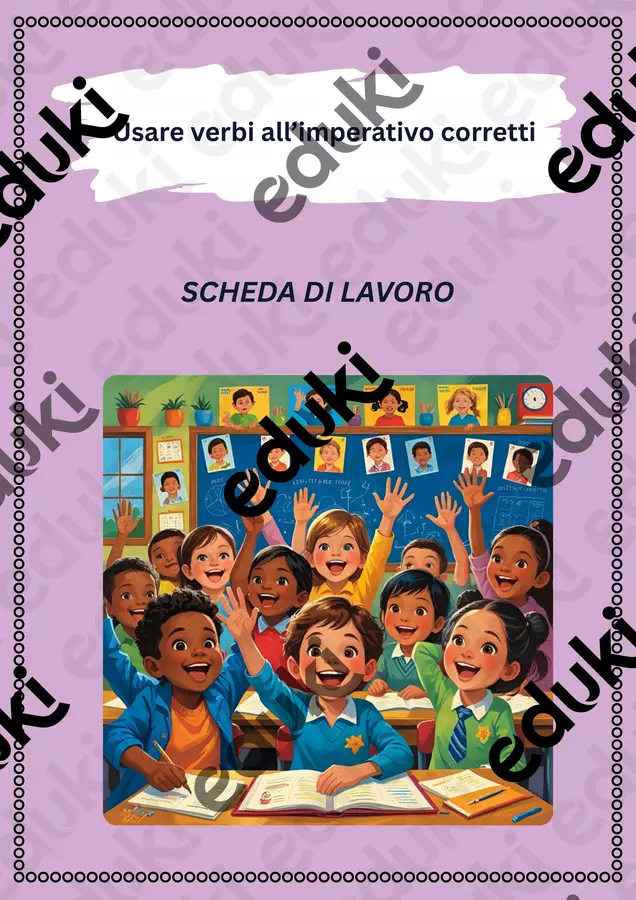 Usare verbi all’imperativo corretti Materiale interattivo - Usare verbi all’imperativo corretti - English Classroom 🇬🇧 - Pagina di copertina