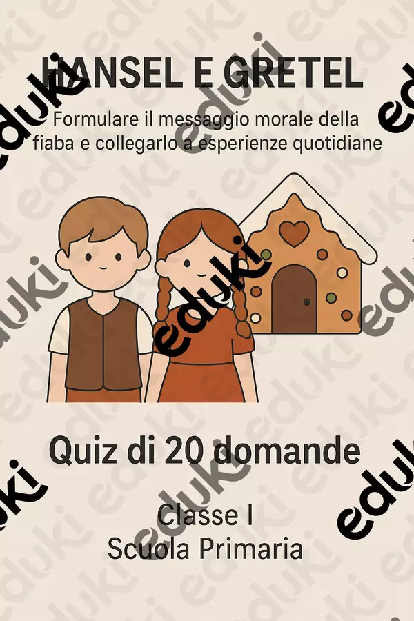 Formulare il messaggio morale della fiaba e collegarlo a esperienze quotidiane - Quiz Quiz - Formulare il messaggio morale della fiaba e collegarlo a esperienze quotidiane - Quiz - Maestra di Italiano - Pagina di copertina