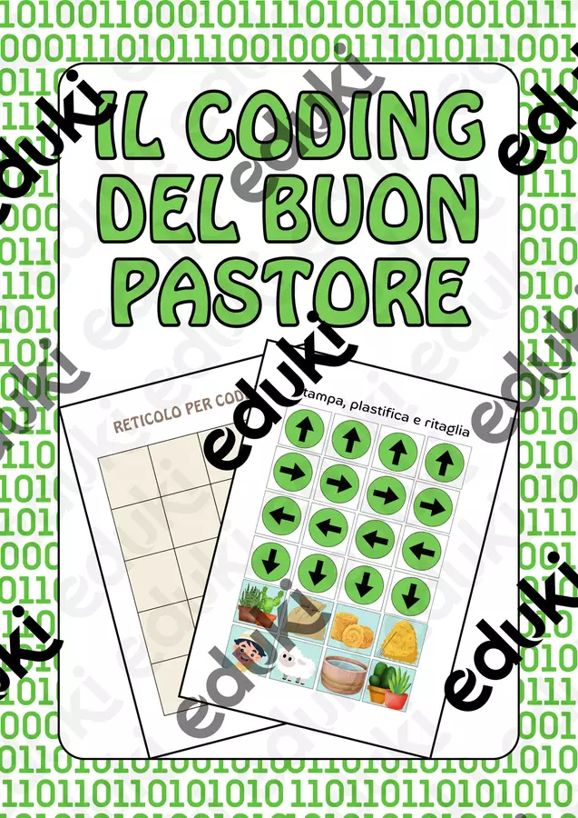 IlCodingDelBuonPastore - A3 Esercizi - IlCodingDelBuonPastore - A3 - maestra Francesca IDR - Pagina di copertina