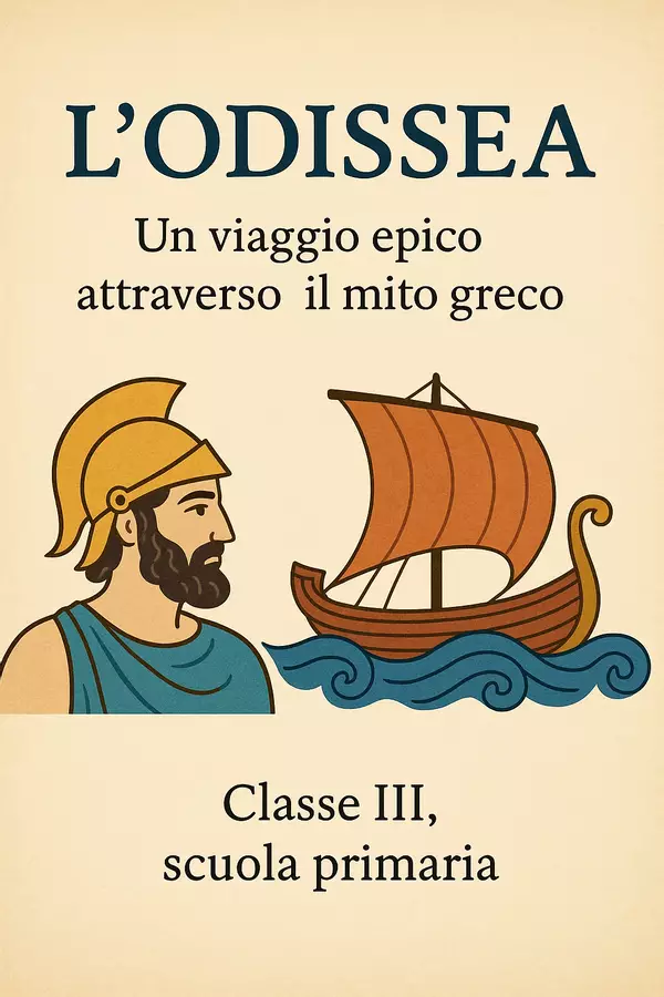 L'Odissea: Un viaggio epico nel mito greco - Presentazione Presentazioni / Lavagne - L'Odissea: Un viaggio epico nel mito greco - Presentazione - La Macchina del Sapere - Pagina di copertina