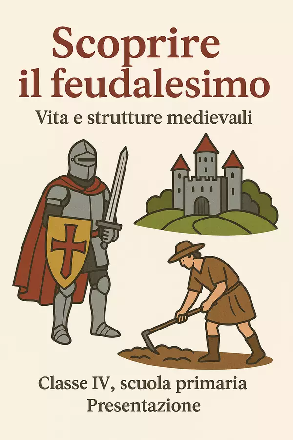 Scoprire il feudalesimo: Vita e strutture medievali - Presentazione Presentazioni / Lavagne - Scoprire il feudalesimo: Vita e strutture medievali - Presentazione - La Macchina del Sapere - Pagina di copertina
