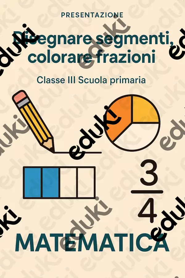 Disegnare segmenti, colorare frazioni Presentazioni / Lavagne - Disegnare segmenti, colorare frazioni - Matematica Insieme - Pagina di copertina