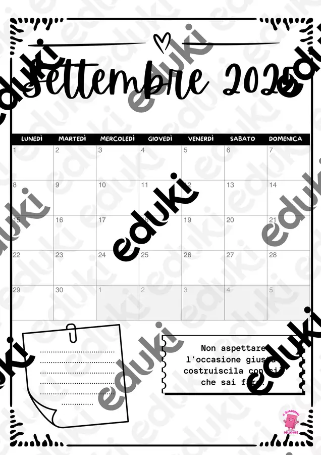 Calendario scolastico 2025/2026 Piani di lezione - Calendario scolastico 2025/2026 - Martina P. - Pagina di copertina