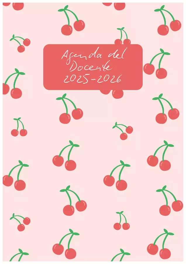 Agenda del Docente Stampabile 2025-2026 Materiale di supporto/inclusione - Agenda del Docente Stampabile 2025-2026 - Maestra Simo - Pagina di copertina