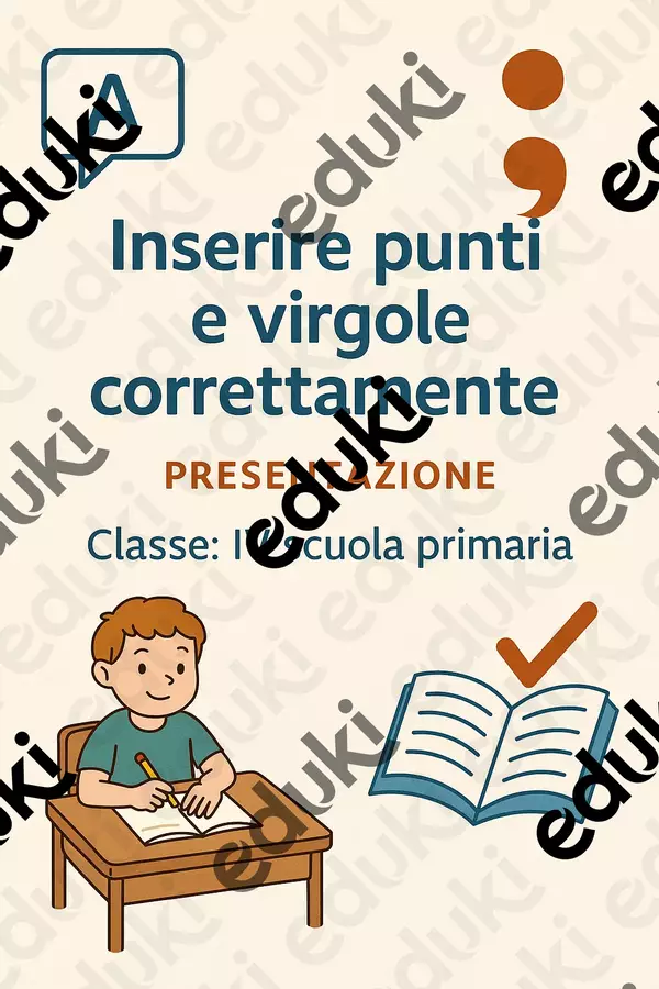Inserire punti e virgole correttamente Presentazioni / Lavagne - Inserire punti e virgole correttamente - English Classroom 🇬🇧 - Pagina di copertina