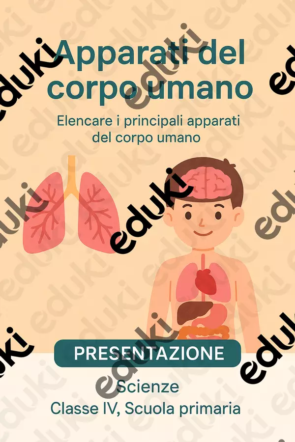Elencare i principali apparati del corpo umano Presentazioni / Lavagne - Elencare i principali apparati del corpo umano - Scienza Magica - Pagina di copertina