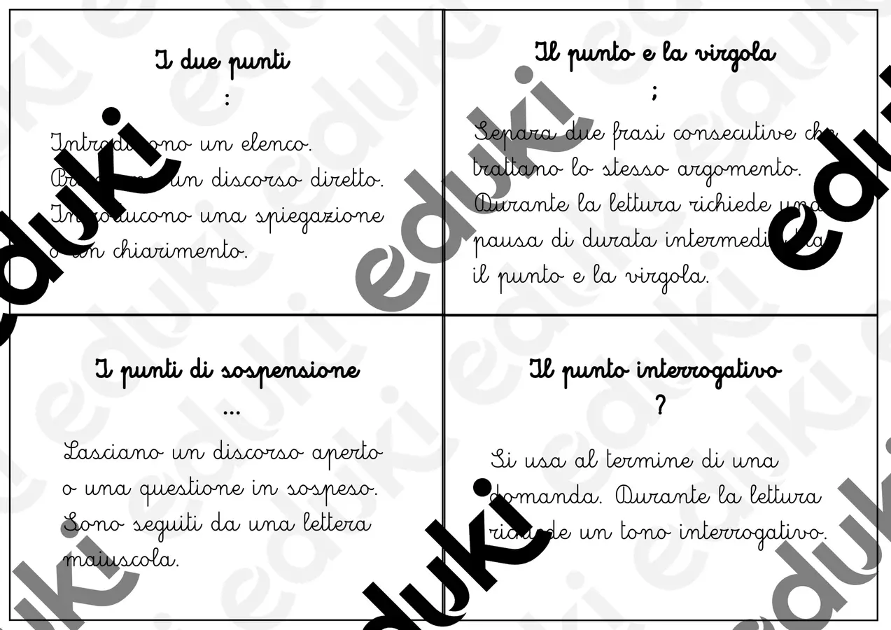 Libretto punteggiatura Flashcard - Libretto punteggiatura - Maestra Chiara 🌱🌎 - Pagina di copertina