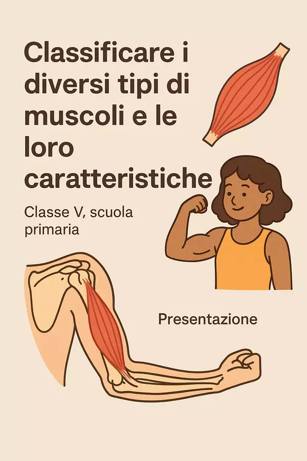 Classificare i diversi tipi di muscoli e le loro caratteristiche Presentazioni / Lavagne - Classificare i diversi tipi di muscoli e le loro caratteristiche - Scienza Magica - Pagina di copertina