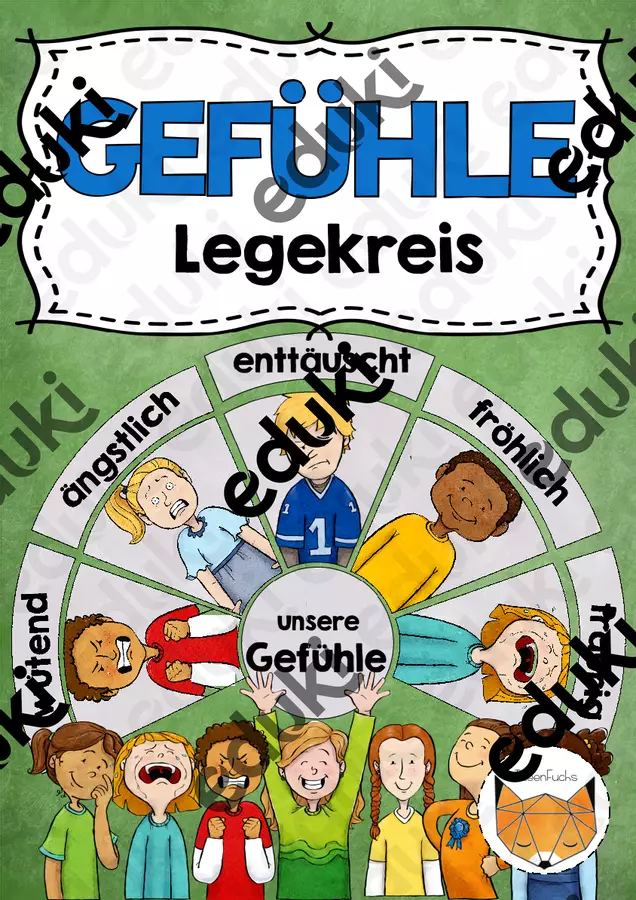 Il cerchio delle emozioni (tedesco) Altro tipo di materiale - Il cerchio delle emozioni (tedesco) - ideenfuchs - Pagina di copertina