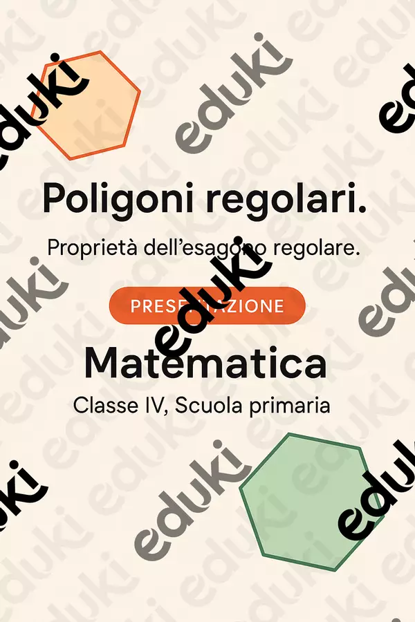 Proprietà dell'esagono regolare Presentazioni / Lavagne - Proprietà dell'esagono regolare - Matematica Insieme - Pagina di copertina