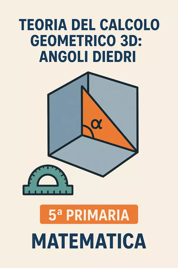 Scopriamo gli Angoli Diedri nel 3D Presentazioni / Lavagne - Scopriamo gli Angoli Diedri nel 3D - Matematica Insieme - Pagina di copertina