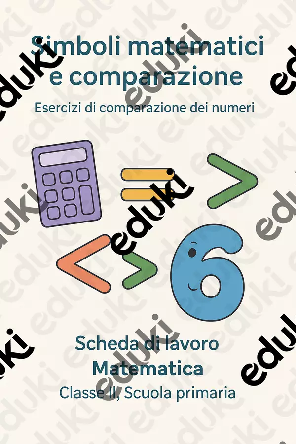 Esercizi di comparazione dei numeri Schede informative - Esercizi di comparazione dei numeri - Matematica Insieme - Pagina di copertina