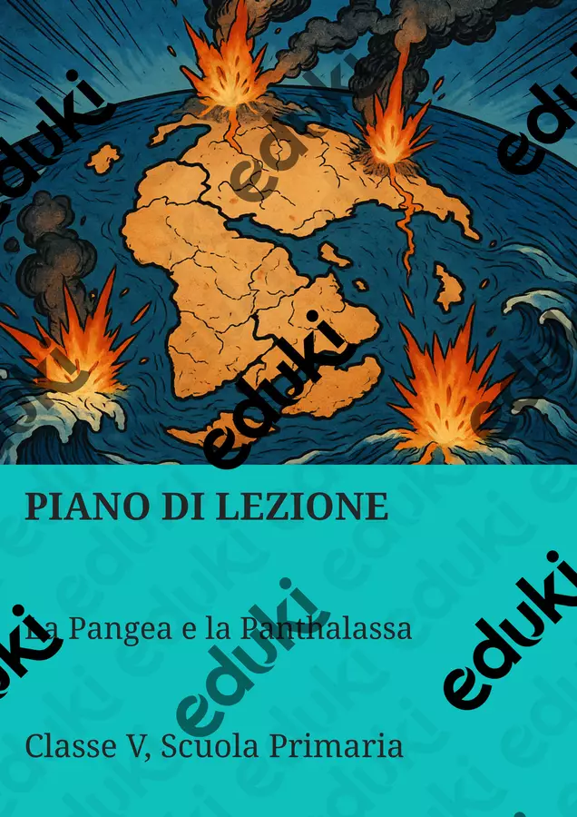 La Pangea e la Panthalassa (storia geologica della Terra) Piani di lezione - La Pangea e la Panthalassa (storia geologica della Terra) - La Macchina del Sapere - Pagina di copertina