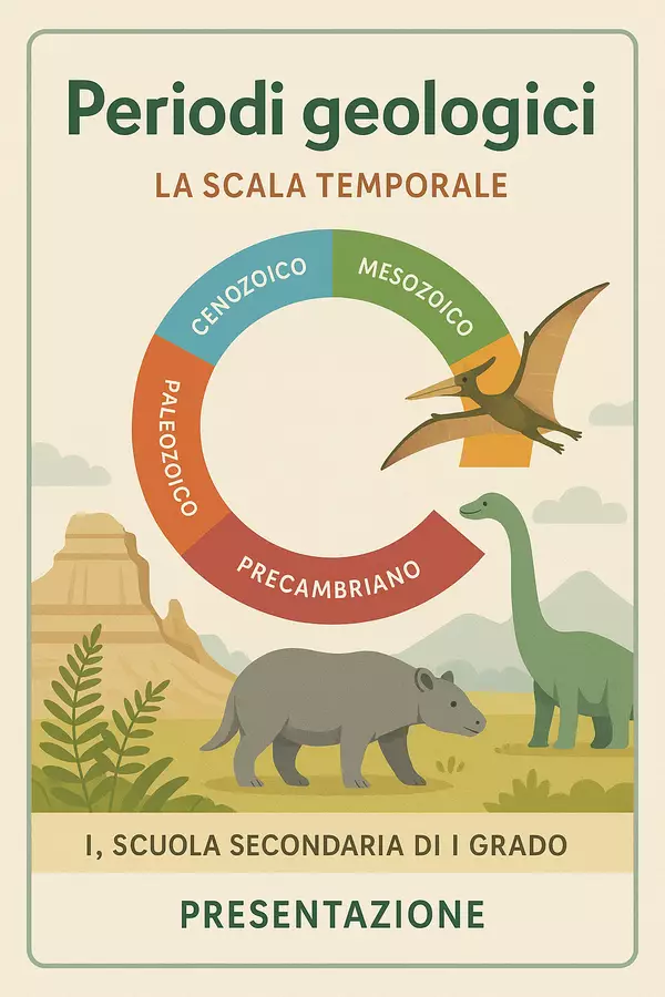 Periodi geologici: la scala temporale Presentazioni / Lavagne - Periodi geologici: la scala temporale - La Macchina del Sapere - Pagina di copertina