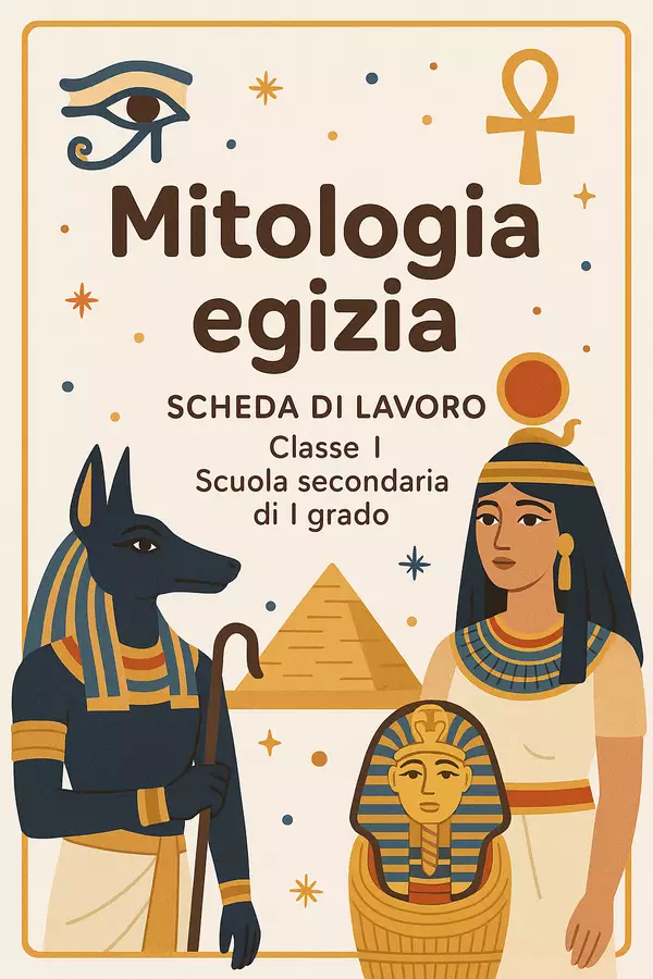 Mitologia egizia Esercizi - Mitologia egizia - La Macchina del Sapere - Pagina di copertina