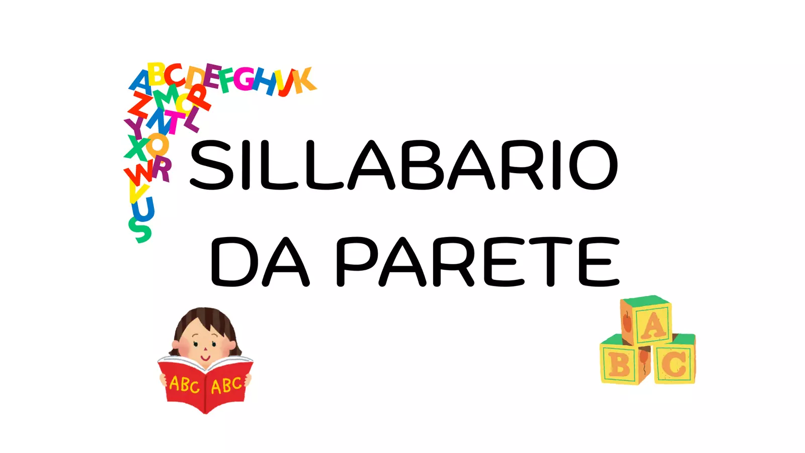 Sillabario da parete_classe prima Poster - Sillabario da parete_classe prima - maestra.mery94 - Pagina di copertina