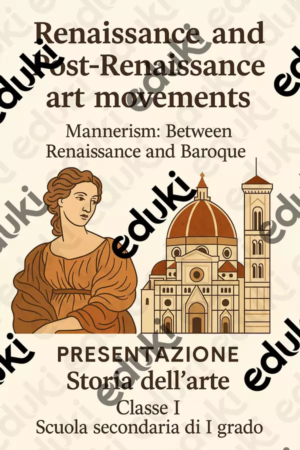Mannerism: Between Renaissance and Baroque Presentazioni / Lavagne - Mannerism: Between Renaissance and Baroque - Scuola a Colori - Pagina di copertina