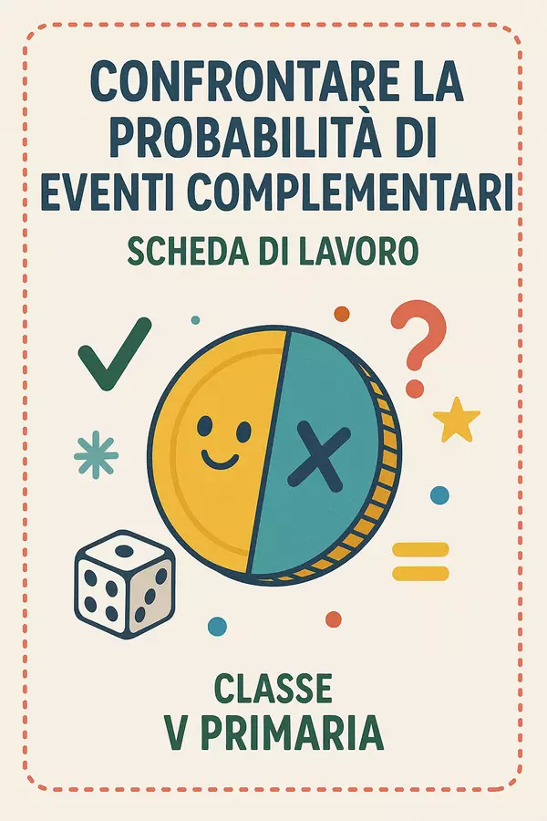 Confrontare la probabilità di eventi complementari Esercizi - Confrontare la probabilità di eventi complementari - Matematica Insieme - Pagina di copertina
