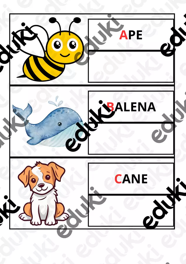Trova la parola uguale! Taglia le parole e associale Esercizi - Trova la parola uguale! Taglia le parole e associale - MaldestraLui - Pagina di copertina