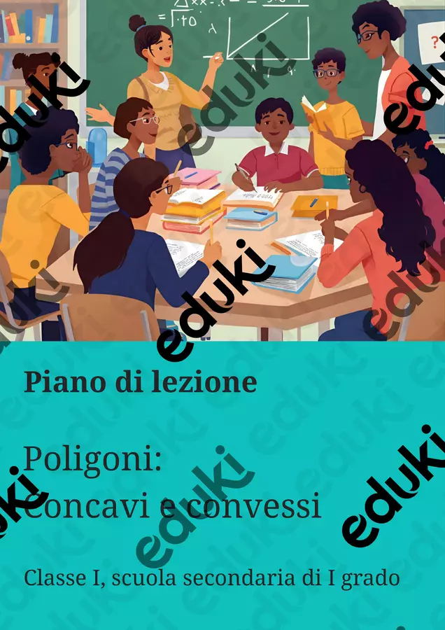 Poligoni: Concavi e convessi Piani di lezione - Poligoni: Concavi e convessi - Matematica Insieme - Pagina di copertina
