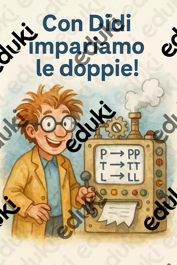 Con Didi impariamo le doppie! Esercizi Esercizi - Con Didi impariamo le doppie! Esercizi - Il viaggio didattico - Pagina di copertina