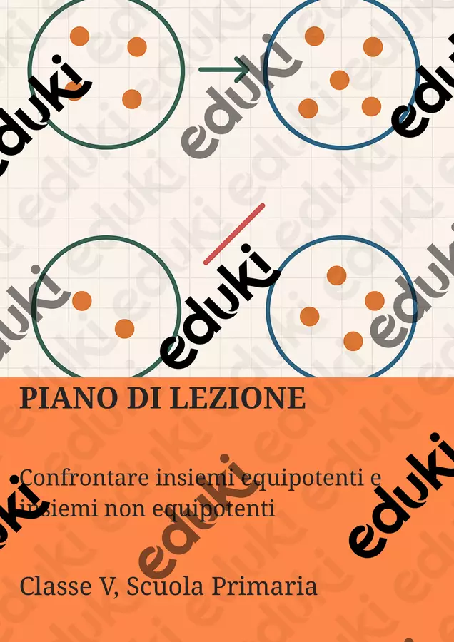 Confrontare insiemi equipotenti e insiemi non equipotenti Piani di lezione - Confrontare insiemi equipotenti e insiemi non equipotenti - Matematica Insieme - Pagina di copertina