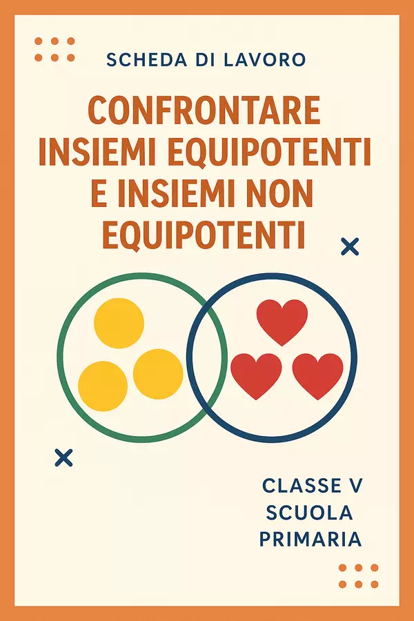 Confrontare insiemi equipotenti e insiemi non equipotenti Esercizi - Confrontare insiemi equipotenti e insiemi non equipotenti - Matematica Insieme - Pagina di copertina