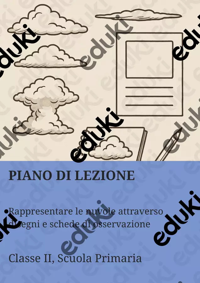 Rappresentare le nuvole attraverso disegni e schede di osservazione Piani di lezione - Rappresentare le nuvole attraverso disegni e schede di osservazione - Scienza Magica - Pagina di copertina