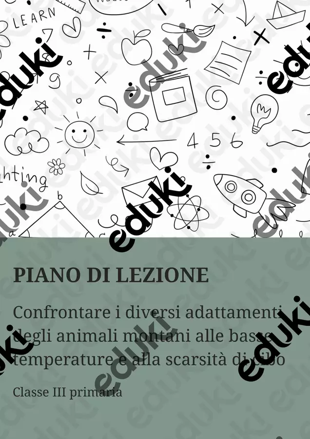 PL confrontare gli adattamenti degli animali montani Piani di lezione - PL confrontare gli adattamenti degli animali montani - Scienza Magica - Pagina di copertina