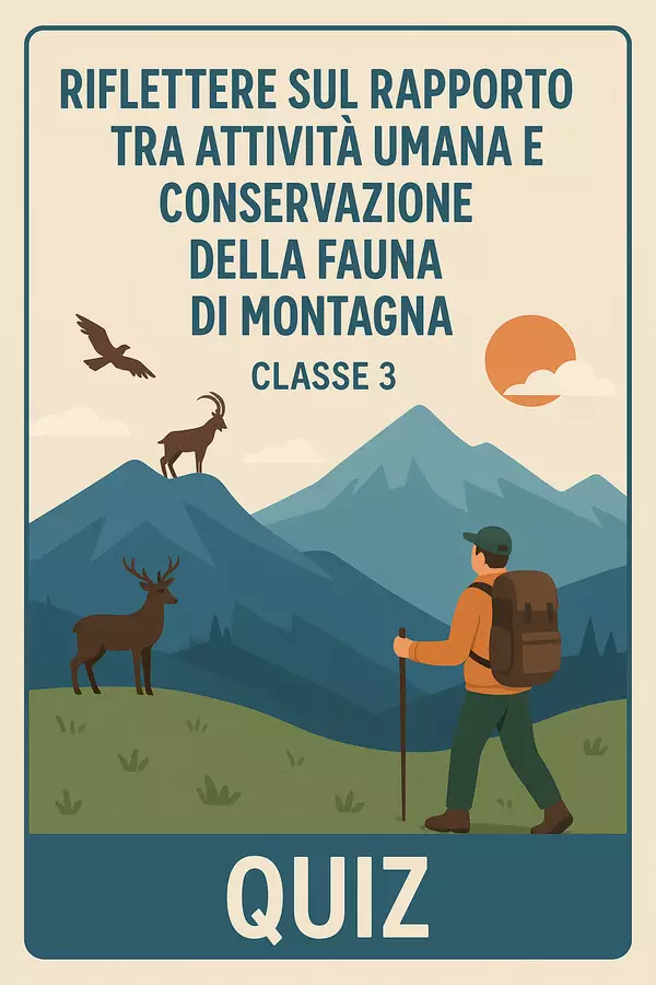 Quiz: rapporto attività umana e fauna montana Quiz - Quiz: rapporto attività umana e fauna montana - Scienza Magica - Pagina di copertina
