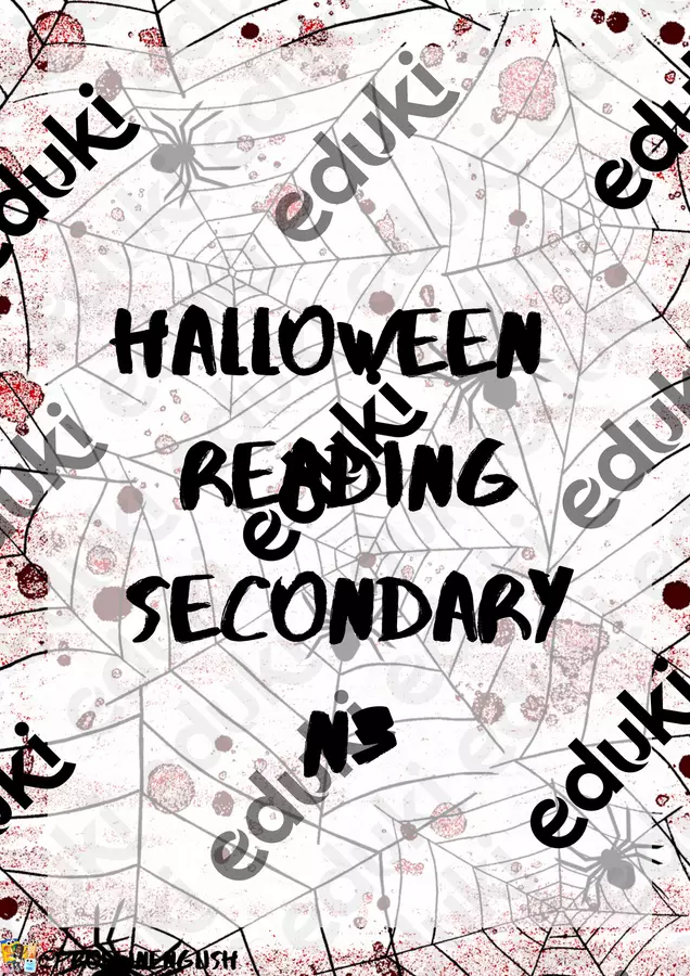 Simboli & Tradizioni di Halloween. Secondaria. Inglese. Compiti in classe/Test - Simboli & Tradizioni di Halloween. Secondaria. Inglese. - Profe in English - Pagina di copertina