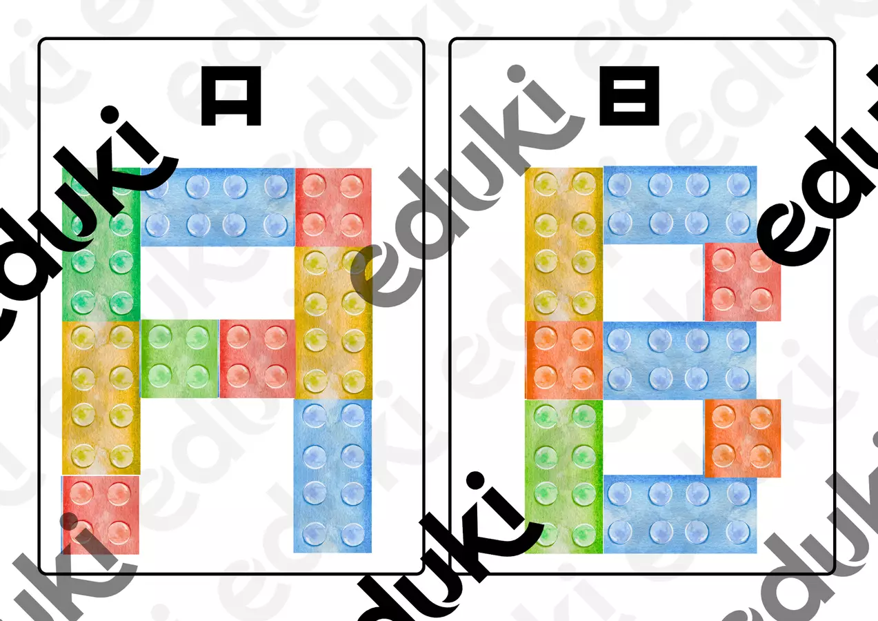 ALFABETO DA COSTRUIRE CON LE LEGO/DUPLO Esercizi - ALFABETO DA COSTRUIRE CON LE LEGO/DUPLO - Cipì87 - Pagina di copertina
