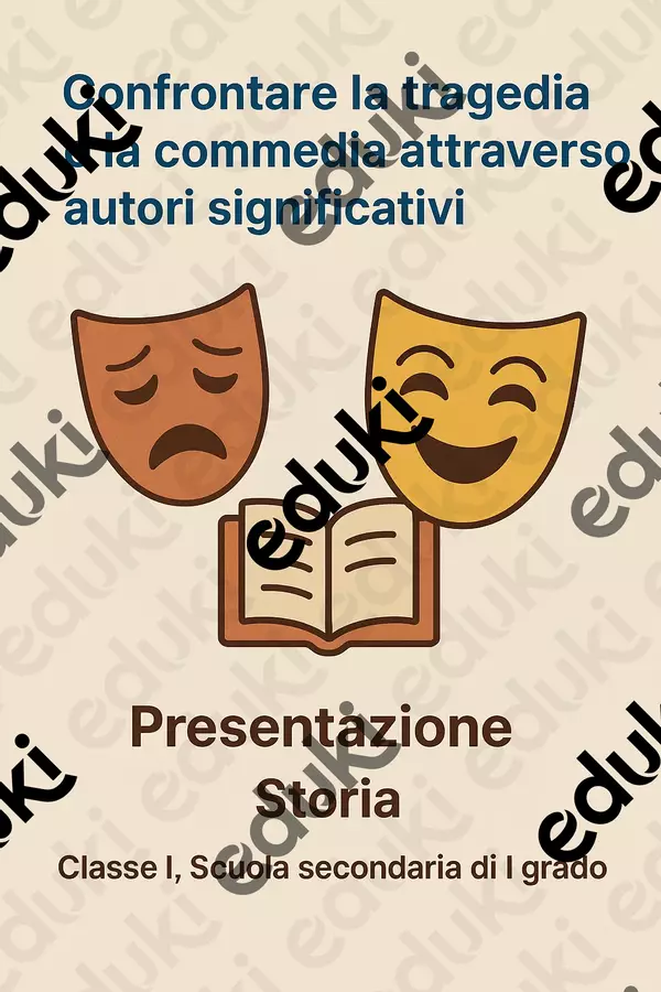 Confrontare la tragedia e la commedia attraverso autori significativi presentazione Presentazioni / Lavagne - Confrontare la tragedia e la commedia attraverso autori significativi presentazione - La Macchina del Sapere - Pagina di copertina