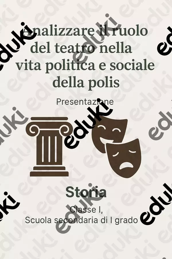 Analizzare il ruolo del teatro nella vita politica e sociale della polis presentazione Presentazioni / Lavagne - Analizzare il ruolo del teatro nella vita politica e sociale della polis presentazione - La Macchina del Sapere - Pagina di copertina