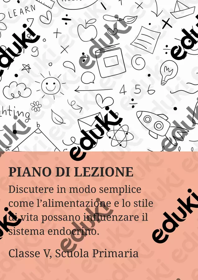 Discutere in modo semplice come l’alimentazione e lo stile di vita possano influenzare il sistema endocrino. Piani di lezione - Discutere in modo semplice come l’alimentazione e lo stile di vita possano influenzare il sistema endocrino. - Scienza Magica - Pagina di copertina