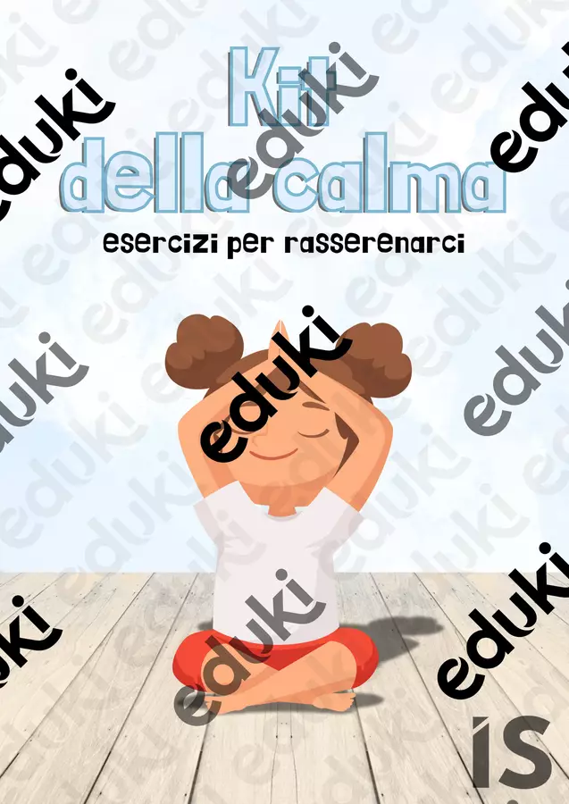 Kit della calma Schede informative - Kit della calma - Mela Spieghi - Pagina di copertina