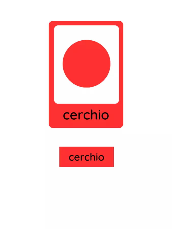 FORME immagini e parole da abbinare Flashcard - FORME immagini e parole da abbinare - ABA teach - Pagina di copertina