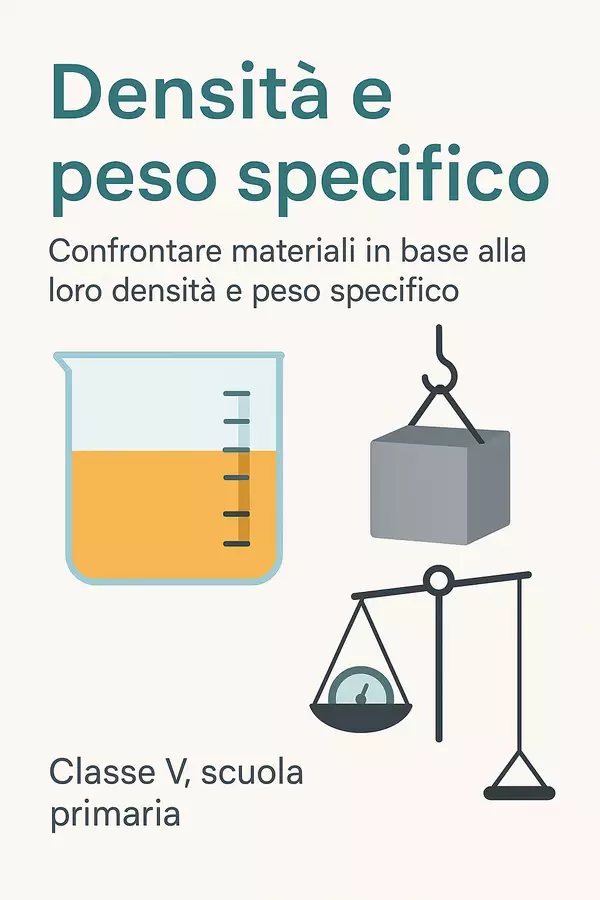 Densità e peso specifico: materiali a confronto Presentazioni / Lavagne - Densità e peso specifico: materiali a confronto - Scienza Magica - Pagina di copertina