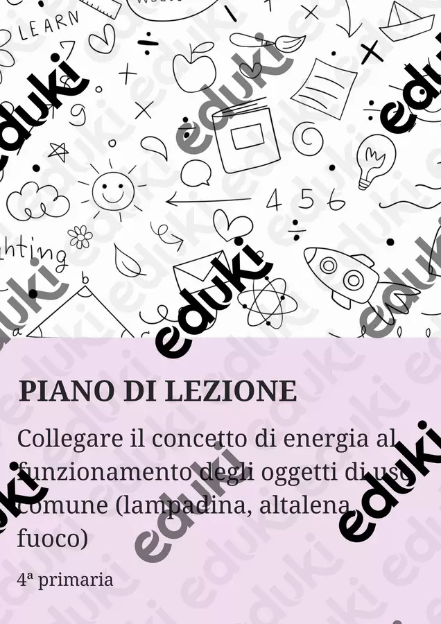 PL energia e funzionamento degli oggetti comuni Piani di lezione - PL energia e funzionamento degli oggetti comuni - Scienza Magica - Pagina di copertina