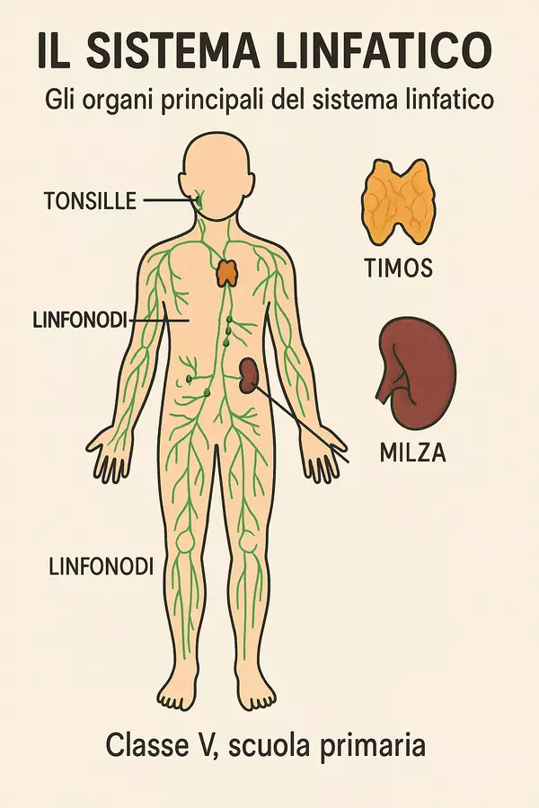 Gli organi principali del sistema linfatico: esame Esercizi - Gli organi principali del sistema linfatico: esame - Scienza Magica - Pagina di copertina