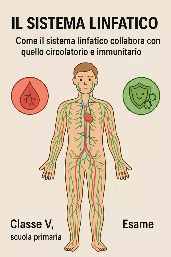 Esame: sistema linfatico, circolatorio e immunitario Compiti in classe/Test - Esame: sistema linfatico, circolatorio e immunitario - Scienza Magica - Pagina di copertina