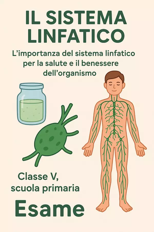 Salute e benessere: il sistema linfatico Compiti in classe/Test - Salute e benessere: il sistema linfatico - Scienza Magica - Pagina di copertina