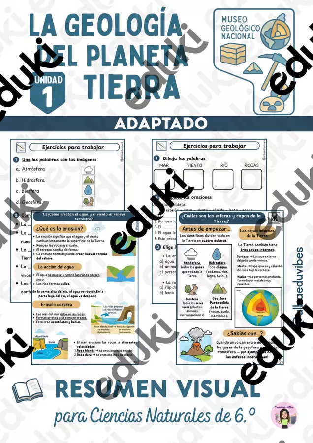 LA GEOLOGIA DEL PIANETA TERRA Esercizi - LA GEOLOGIA DEL PIANETA TERRA - Albaeduvibes - Pagina di copertina