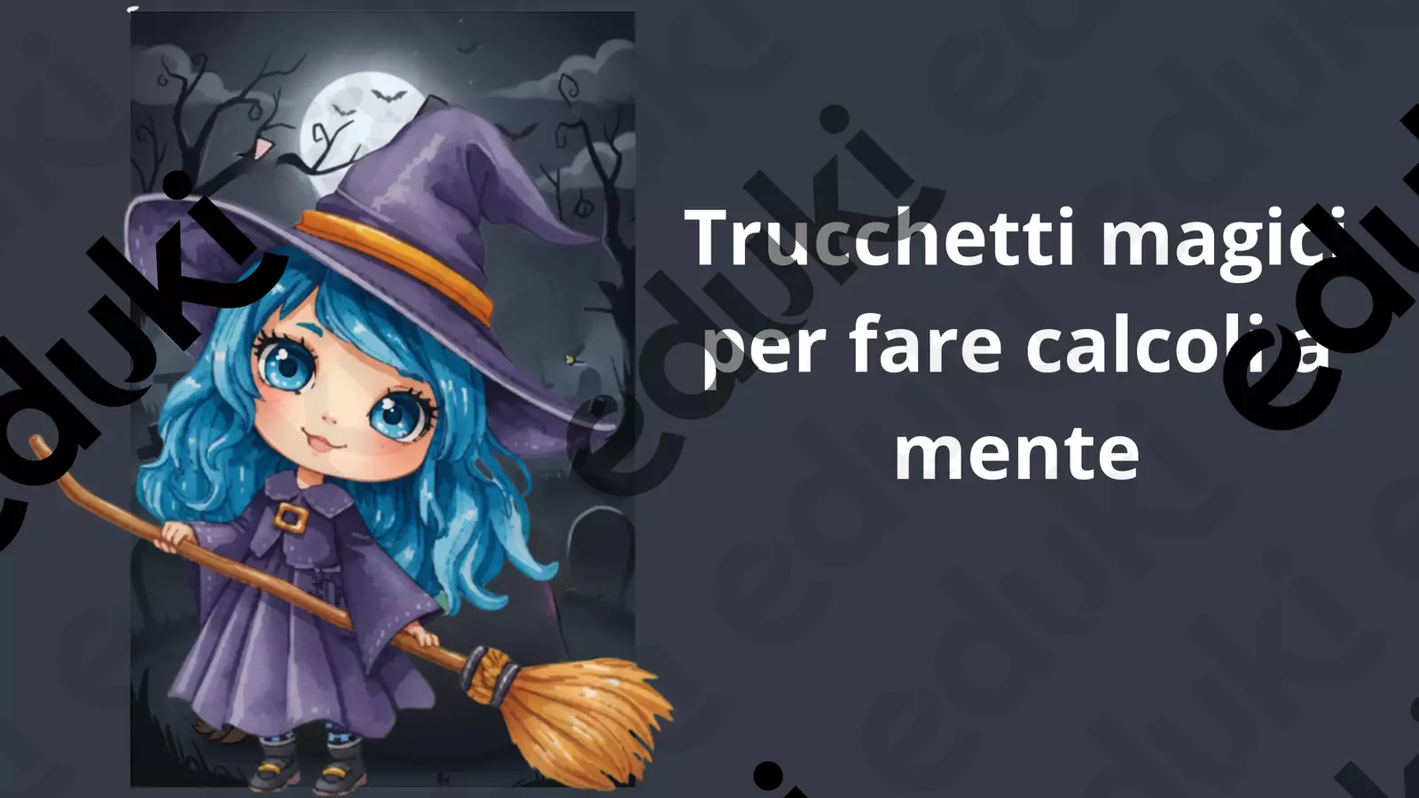 Albo trucchetti magici per fare calcoli a mente Opere didattiche / Libri di testo - Albo trucchetti magici per fare calcoli a mente - maestra.avventurosa - Pagina di copertina