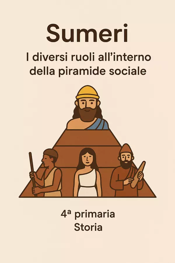 Esplorando la Piramide Sociale Sumera Presentazioni / Lavagne - Esplorando la Piramide Sociale Sumera - La Macchina del Sapere - Pagina di copertina