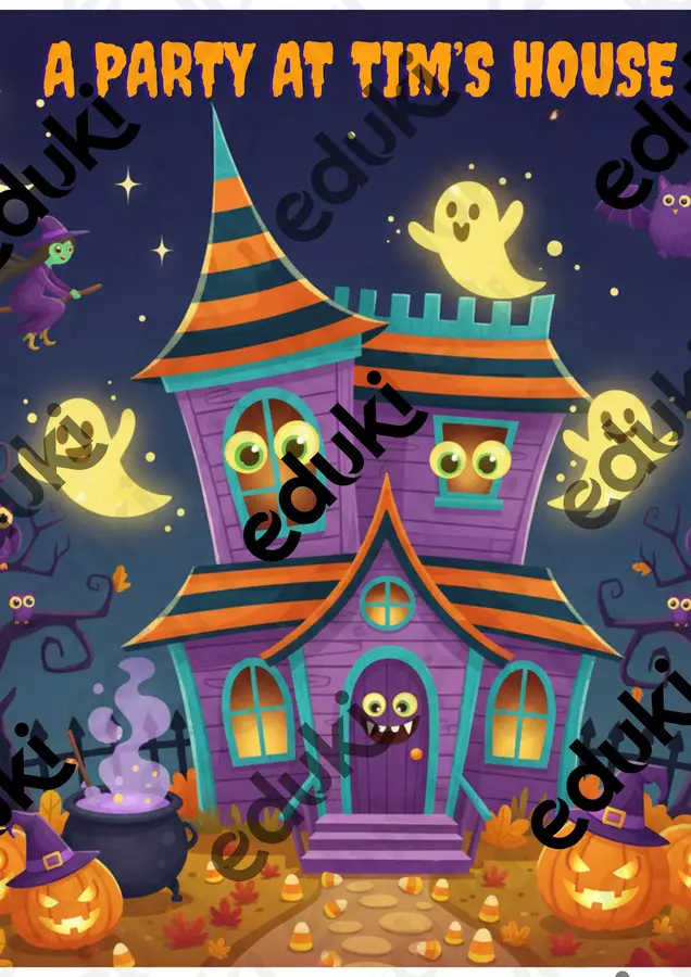 A HALLOWEEN STORY Opere didattiche / Libri di testo - A HALLOWEEN STORY - maestra.avventurosa - Pagina di copertina