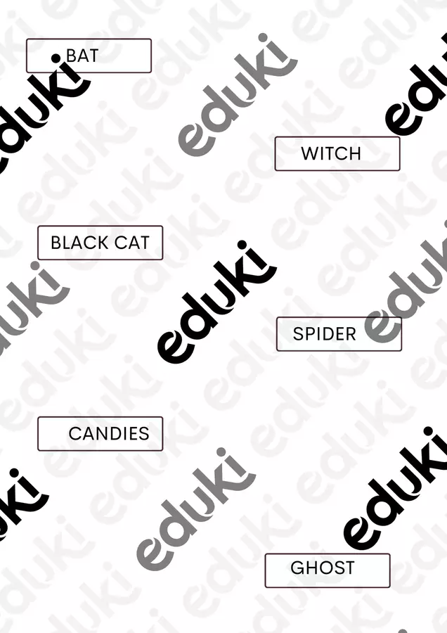 Halloween Vocabulary semplificato Esercizi - Halloween Vocabulary semplificato - Maestra Eri - Pagina di copertina