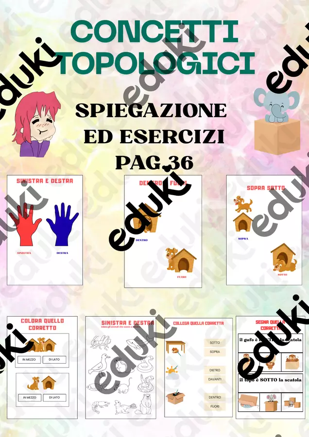 concetti topologici: spiegazione ed esercizi Esercizi - concetti topologici: spiegazione ed esercizi - educatrice_oepac - Pagina di copertina